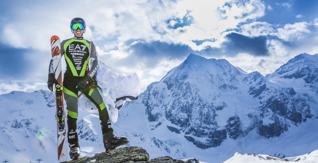 Armin Senoner´s Weltrekordversuchanzug an der Königspitze in Sulden Südtirol