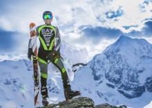 Armin Senoner´s Weltrekordversuchanzug an der Königspitze in Sulden Südtirol